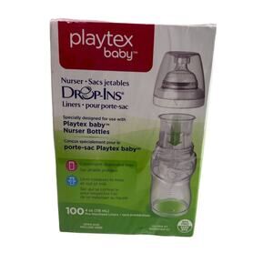 Playtex Baby Drop-Ins Liners Baby Nurser Bottles 4-6oz 100 Count